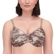 Chantelle BH C Magnifique Underwired Bra Brun mønstret D 85 Dame