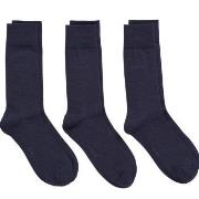 Gant Strømper 3P Wool Sock Marine Str 40/42 Herre