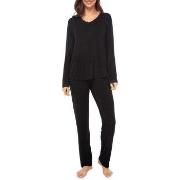 Lady Avenue Bamboo Pyjamas With Lace Long Sleeve Svart Bambus Small Da...