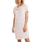 Calida Fruity Dreams Sleepshirt Hvit Mønster bomull Small Dame