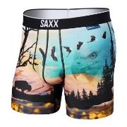SAXX Volt Boxers Brief Svart/Blå polyester Small Herre