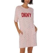 DKNY Less Talk More Sleep Short Sleeve Sleepshirt Rosa viskose X-Large...
