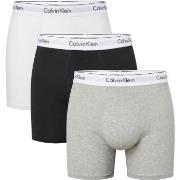 Calvin Klein 3P Modern Cotton Stretch Boxer Brief Grå/Svart bomull X-L...