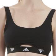 adidas BH Scoop Bralette Svart bomull Large Dame