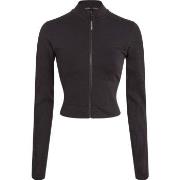 Calvin Klein Sport Seamless Zip Up Jacket Svart polyamid X-Large Dame