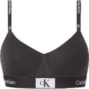 Calvin Klein BH CK96 String Bralette Svart bomull X-Large Dame