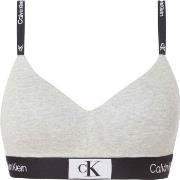 Calvin Klein BH CK96 String Bralette Lysgrå bomull X-Large Dame