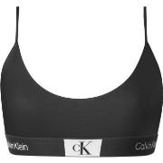 Calvin Klein BH CK96 Unlined Bralette Svart bomull X-Large Dame