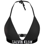 Calvin Klein Instense Power Triangle Bikini Top Svart nylon Medium Dam...