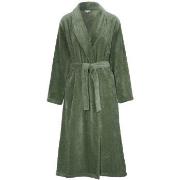 Damella Jaquard Fleece Robe Oliven polyester XX-Large Dame