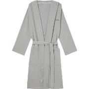 Calvin Klein Modern Cotton Lounge Robe Grå S/M Herre