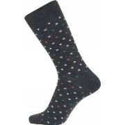 JBS Strømper Patterned Cotton Socks Grå/Turkis Str 40/47 Herre