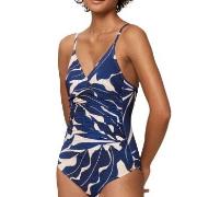 Triumph Summer Allure Padded Swimsuit 01 Hvit/Blå E 40 Dame