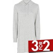 JBS of Denmark Bamboo Hoodie Dress Lysgrå X-Large Dame