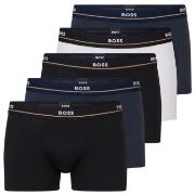 BOSS 5P Cotton Boxer Trunks Mixed bomull XX-Large Herre