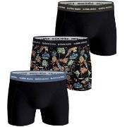 Björn Borg 3P Cotton Stretch Boxer 1721 Svart blomstre bomull Small He...