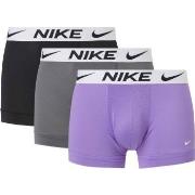 Nike 3P Everyday Essentials Micro Trunks Lilla/Svart polyester Large H...