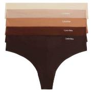 Calvin Klein Truser 5P Invisible Thongs Mixed Large Dame