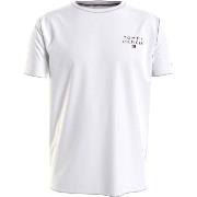 Tommy Hilfiger Cotton Tee Logo T-shirt Hvit bomull X-Large Herre