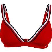 Tommy Hilfiger Swim Triangle Bra Rød X-Large Dame