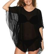 Wiki Rhodos Beach Poncho Svart nylon S/M Dame