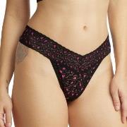 Hanky Panky Truser Cross Dyed Leopard Original Rise Thong Svart/Rosa n...