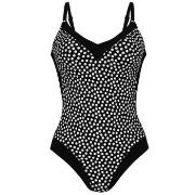 Rosa Faia Summer Dot Swimsuit Svart/Hvit C 42 Dame