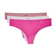 Under Armour Truser 3P Pure Stretch Thong Rosa/Hvit Medium Dame