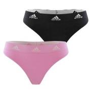 adidas Truser 2P Underwear Brazilian Thong Svart/Rosa bomull Large Dam...