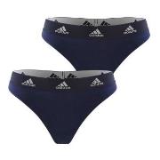 adidas Truser 2P Underwear Brazilian Thong Marine bomull X-Large Dame