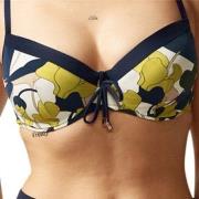 Chantelle Flowers Underwire Bikini Bra Blå m blomster G 85 Dame