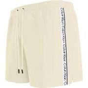 Calvin Klein Badebukser Medium Drawstring Swim Shorts Hvit polyester L...