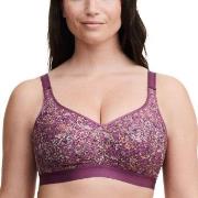 Chantelle BH C Magnifique Wirefree Support Bra Printed lilla C 75 Dame