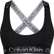 Calvin Klein BH Sport Active Icon Medium Support Bra Svart Small Dame