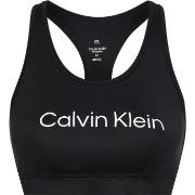 Calvin Klein BH Sport Essentials Medium Support Bra Svart polyester X-...