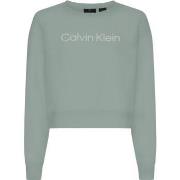 Calvin Klein Sport Essentials PW Pullover Sweater Blå bomull Large Dam...