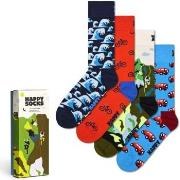 Happy Sock Out And About Socks Gift Set Strømper 4P Mixed Str 36/40
