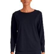 Calida DSW Balancing Long Sleeve Shirt Mørkblå modal Medium Dame