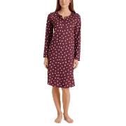 Calida Lovely Nights Nightdress Rød Mønster bomull Medium Dame