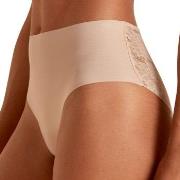 Calida Truser Natural Skin Lace Midi Brief Beige X-Small Dame