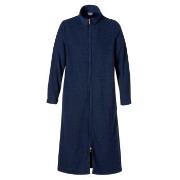 Trofe Boucle Zip Robe Marine Large Dame