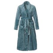 Trofe Braid Fleece Robe Turkis polyester XX-Large Dame