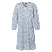 Trofe Pretty Long Sleeve Dress Blå Mønster bomull Medium Dame