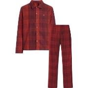 Calvin Klein Pure Flannel Pyjamas Rød bomull X-Large Herre