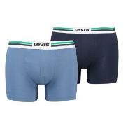 Levis 2P Men Sportswear Logo Boxer Brief Marine/Blå bomull Medium Herr...