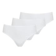 Mey Truser 3P Organic Cotton American Briefs Hvit bomull 40 Dame