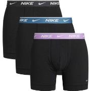 Nike 3P Everyday Essentials Cotton Stretch Boxer Svart/Rosa bomull X-L...