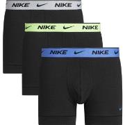 Nike 3P Everyday Essentials Cotton Stretch Boxer Svart/Sølv bomull X-L...