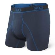 SAXX Kinetic HD Boxer Brief Blå nylon Small Herre