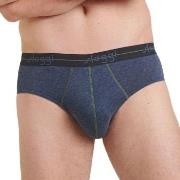 Sloggi 2P For Men Start Midi Svart/Blå bomull Small Herre